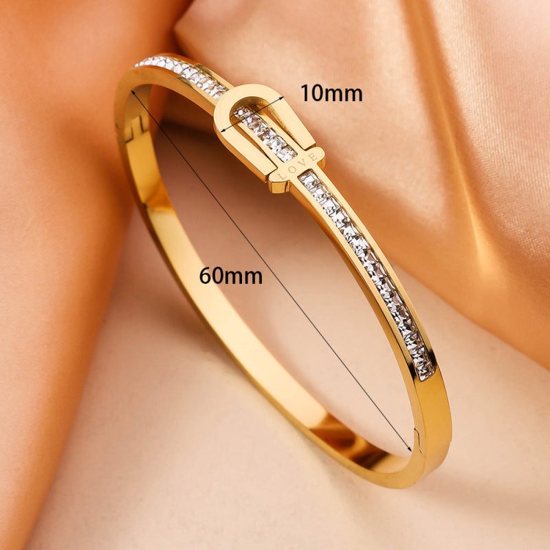 New Titanium Steel Bracelet Girls Exquisite - Image 2