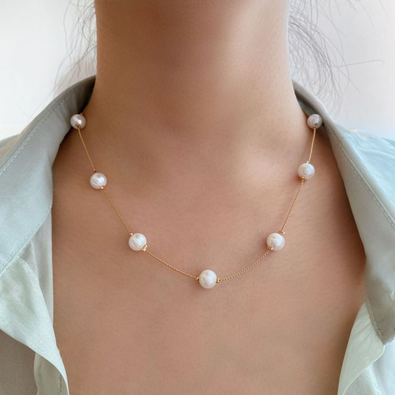 High-grade Niche Pearl Clavicle Pearl Necklace - Image 4