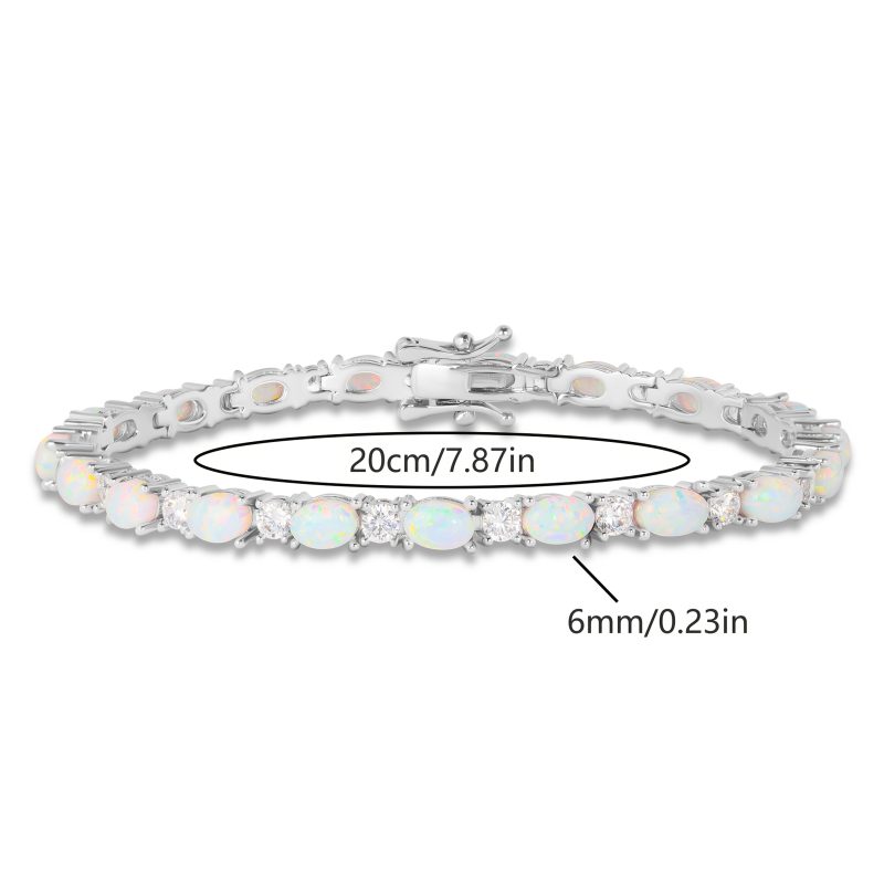 A 925 Silvery Fashion Exquisite Bracelet, Retro Elegant Luxury, Suitable for Everyday And Party Wear, Send Loved Ones Send Family Send Friends Holiday Gifts with Boutique Gift Box. - Image 4